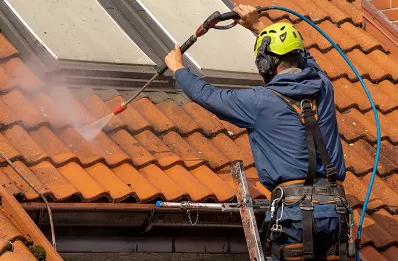 Démoussage et hydrofuge de toiture à Noues de Sienne